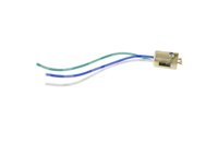 SOQUET MOTOCICLETA 2 POLOS METALICO 3 CABLES STOP CALAVERA ENZOQ-4107-0051 QUMO
