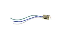 SOQUET MOTOCICLETA 2 POLOS METALICO 3 CABLES STOP CALAVERA ENZOQ-4107-0051 QUMO