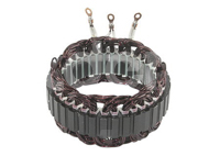 ESTATOR DELCO REMY 21SI, 22SI, 23SI 12V 115-130A. WAI: 27-125 DIMENSIONES: 108mm IDx144mm MTG. OD. SISTEMA DELCO: 1989705, 10468714, 10469216, 10472540, 10472882, 10494279, 10510004P M0026
