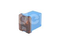 FUSIBLE MUELA MINI 20A AZUL CORTO 0895020.U LITTELFUSE