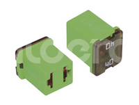 FUSIBLE MUELA MINI 40A VERDE. CORTO No. 895040,  LJCA040,  FMX-40LP M0018