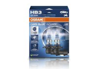 FOCO OSRAM COOL BLUE INTENSE 9005/HB3 12V 60W P20D HALOGENO (2 PIEZAS), LUZ BLANCA AZULADA, LUMENES TEMPERATURA: 4200K, AM4127402F1, 88985 OSRAM