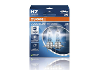 FOCO OSRAM COOL BLUE INTENSE H7 12V 55W PX26D HALOGENO (2 PIEZAS), LUZ BLANCA AZULADA, LUMENES TEMPERATURA: 5000K, AM368971002, 88570 M0199