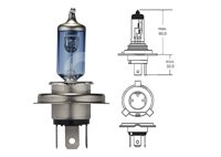 FOCO HALOGENO H4-P43t 12V 60/550W XENON CLARO 3581
