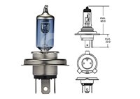 FOCO HALOGENO H4-P43t 12V 60/550W XENON CLARO 358110081 HELLA HELLA