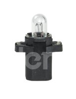 FOCO MINI CON SOQUET 12V 1,2W B8,3d BASE NEGRA 007