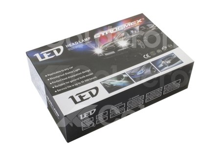 FOCO LED C6 2 COLORES COB 9004 ALTA/BAJA KIT (2 PIEZAS) 30W 6000K AMARILLO-BLANCO C62C-9004HL IMPORTACION