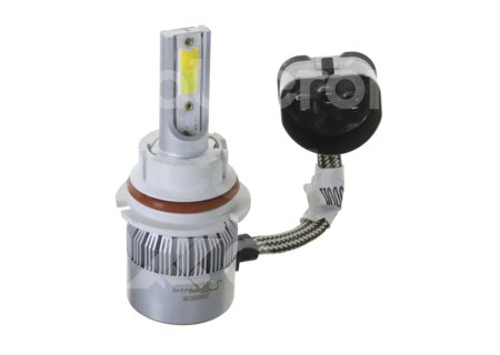 FOCO LED C6 2 COLORES COB 9007 ALTA/BAJA KIT (2 PIEZAS) 30W 6000K AMARILLO-BLANCO C62C-9007HL IMPORTACION