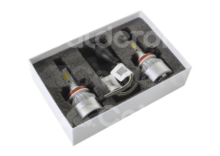 FOCO LED C6 2 COLORES COB H11 KIT (2 PIEZAS) 30W 6000K AMARILLO-BLANCO C62C-H11 IMPORTACION
