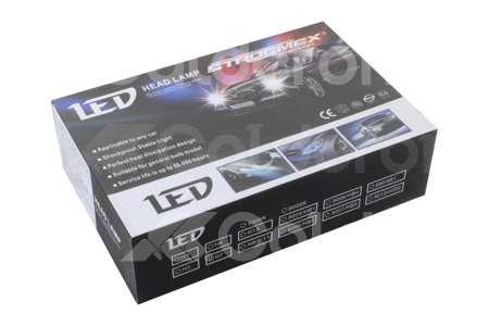 FOCO LED C6 3 COLORES COB 9005 KIT (2 PIEZAS) 30W 6000K AMARILLO-AZUL-BLANCO C63C-9005 IMPORTACION