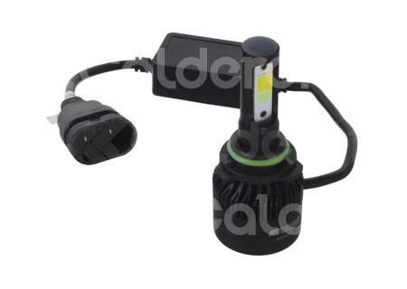 FOCO LED C6 3 COLORES COB 9006 KIT (2 PIEZAS) 30W 6000K AMARILLO-AZUL-BLANCO C63C-9006 IMPORTACION