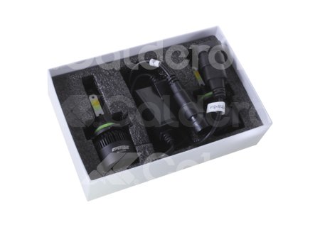 FOCO LED C6 3 COLORES COB 9006 KIT (2 PIEZAS) 30W 6000K AMARILLO-AZUL-BLANCO C63C-9006 IMPORTACION