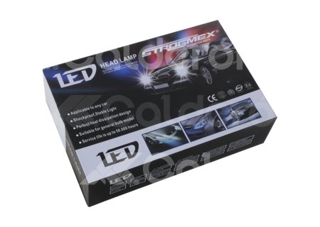 FOCO LED C6 3 COLORES COB H1 KIT (2 PIEZAS) 30W 6000K AMARILLO-AZUL-BLANCO C63C-H1 IMPORTACION