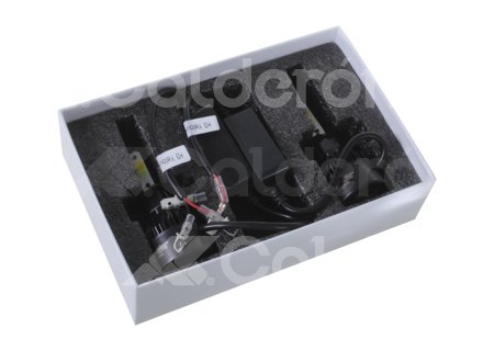 FOCO LED C6 3 COLORES COB H3 KIT (2 PIEZAS) 30W 6000K AMARILLO-AZUL-BLANCO C63C-H3 IMPORTACION
