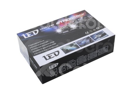 FOCO LED C6 4 COLORES COB 9007 ALTA/BAJA KIT (2 PIEZAS) 30W 6000K AMARILLO-AZUL-ROJO-BLANCO C64C-9007HL IMPORTACION