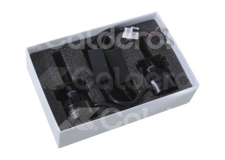 FOCO LED C6 4 COLORES COB H3 KIT (2 PIEZAS) 30W 6000K AMARILLO-AZUL-ROJO-BLANCO C64C-H3 IMPORTACION