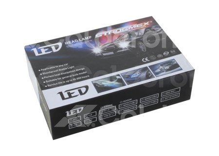 FOCO LED C6 4 COLORES COB H3 KIT (2 PIEZAS) 30W 6000K AMARILLO-AZUL-ROJO-BLANCO C64C-H3 IMPORTACION
