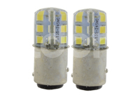 FOCO MOTOCICLETA STOP 24 LED ESTROBO IR099 LUZ BLANCO (JUEGO) ENFOB-3216-0099 M0172