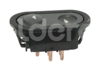INTERRUPTOR LEVANTA VIDRIOS CHEVROLET PICK-UP C1500, C3500, 1990-1994. Cub: VS-40A013, Standard: DS1556, Wells: SW6025 CUB