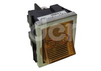 SWITCH TECLA ILUMINADO AMBAR 12V 10A 3T IMPORTACION