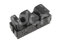 INTERRUPTOR LEVANTA VIDRIOS (COMPLETO) FORD ESCAPE 2007-2012, F-250 SD 2011-2012, F-350 SD 2011-2012, F-450 SD 2011-2012, FOCUS 2008-2011; MERCURY MARINER 2007-2011, 11 TERMINALES, 8L8Z14529AA, STANDARD: DWS-701 IMPORTACION