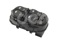INTERRUPTOR LEVANTA VIDRIOS (COMPLETO) FORD FOCUS 2000-2007, 11 TERMINALES, CUB: B025-156NA1-070, STANDARD: DWS-805 IMPORTACION