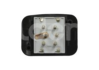 INTERRUPTOR LEVANTA VIDRIOS (DOBLE) FORD RANGER 1995-2007; MAZDA B2300 1997-2007, B2500 1998-2001, B3000 1995-2007, B4000 1995-2007 6 TERMINALES, CUB: 	B025-161NA1-070; STANDARD: DWS-150 2460912 IMPORTACION