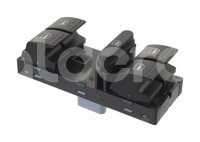 INTERRUPTOR LEVANTA VIDRIOS (COMPLETO) VOLKSWAGEN CC 2012-2015, GOLF 2010-2014, GTI 2014, JETTA 2011-2018, PASSAT 2012-2015, TIGUAN 2011-2015, VENTO 2015-2019, 10 TERMINALES, 1K4959857B, STANDARD: DWS-641 IMPORTACION