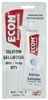 SILICON TRANSPARENTE ALTA TEMPERATURA RTV  70GR.ECO-118-T  ECOM M0033