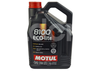 ACEITE MOTUL SINTETICO 8100 ECO-LITE 0W20 5LT 108536 M0082