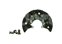 PORTA DIODO CHRYSLER 200, SEBRING; DODGE AVENGER, CALIBER; JEEP COMPASS, PATRIOT; NISSAN JUKE, MARCH, NV200, SENTRA, VERSA NOTE, VERSA, SISTEMA: MITSUBISHI, VOLTAJE: 12V, DIODOS: 12 (50A) AJUSTE A PRESION (20-24V), DIAMETRO: 122MM (OD), TERMINAL: M8X1.25 (BATT), ALTERNADORES: MITSUBISHI 110A IR/IF (LESTER: 11231, 11343, 11344, 11547, 13258, 20335), TRANSPO: IMR12200 M0121