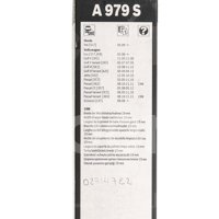 PLUMA BOSCH UNI.JGO 19-24" AEROTWIN TOPLOCK BOSCH VIGENTE: 3397118979 BOSCH CORTO: A979S BOSCH
