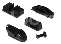 PLUMA LIMPIAPARABRISAS HELLA CLEANTECH INDIVIDUAL 6 CONECTORES 14"  NUMERO ANTERIOR: 9XW14S, NUMERO VIGENTE: 358054141 HELLA