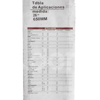 PLUMA FLAT WIPER JUEGO (2 PIEZAS) 3 ADAPTADORES 26" IMPORTACION