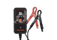 CARGADOR DE BATERIA PORTATIL SYLVANIA 6/12V 1 AMPERIO (PIEZA), CARGA INTELIGENTE, FUNCIONAMIENTO CON UN BOTON, 9 ETAPAS, MODO CLIMA FRIO, MODO FLOTACION, AM450040055, 34265 SYLVANIA