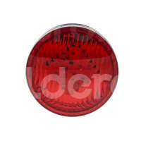 PLAFON LED CON 3 TORNILLOS FIJO CROMADO ROJO  941-