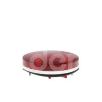 PLAFON LED CON 3 TORNILLOS FIJO CROMADO ROJO  941-3 RF RECORD