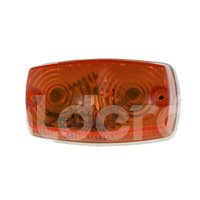PLAFON DOBLE BURBUJA AMBAR P-602-A