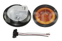 PLAFON SELLADO 4" AMBAR FIJO CON REFLEJANTE 2250-1