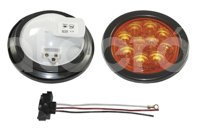 PLAFON SELLADO 4" AMBAR 10 LEDS RAFAGA 8028A