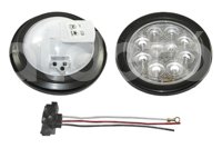 PLAFON SELLADO 4" CLARO 10 LEDS FIJO MICA CRISTAL
