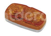PLAFON DOBLE OPTICA FOCO PELLIZCO AMBAR 2222A TRAKTOLAMP
