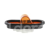 PLAFON LATERAL AMBAR CON REFLEJANTE TIPO TRIANGULO 2250-5 TRAKTOLAMP