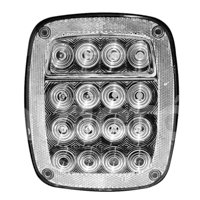PLAFON STOP Y DIRECCIONAL16 LEDS FIJOS MICA CRISTA