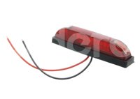 PLAFON SELLADO LINEA LATERAL 6 LEDS ROJO FIJO  JUEGO (2 PIEZAS) NS-BL0806-RN IMPORTACION