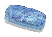 PLAFON DOBLE OPTICA 10 LEDS AZUL
