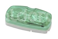 PLAFON DOBLE OPTICA 10 LEDS VERDE