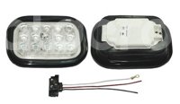 PLAFON RECTANGULAR 15" LED AMBAR MOVIMIENTO CRISTAL 9365MPA TRAKTOLAMP