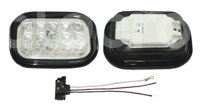 PLAFON RECTANGULAR 15" LED ROJO DE MOVIMIENTO CRIS
