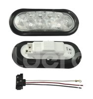 PLAFON OVAL DESTELLO 10 LED AMBAR CON GROMMENT CRI